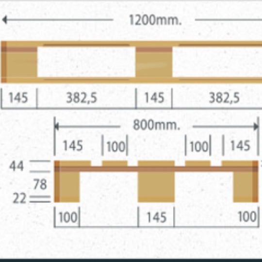 PALLET GỖ THEO BẢN VẼ - 1